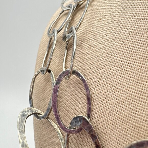VTG Silpada Sterling Silver 925 Oval Link Chain Necklace Size 19.5'' Length - Picture 4 of 9
